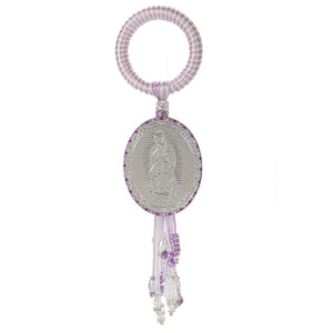 Bendición Virgen Lila