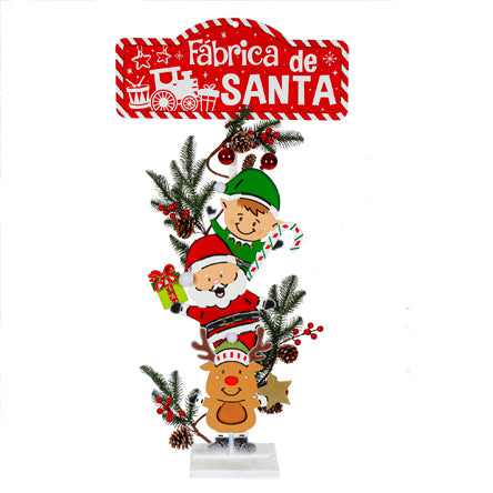 Personajes Navideños Fabrica De Santa