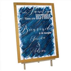 Adorno Letrero Bienvenidos Boda