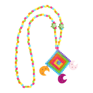 Fantasías Miguel Clave:ER1341 Collar De Tubitos Con Luna