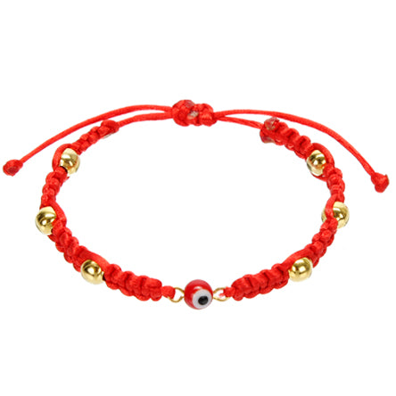 Pulsera Tejida Ojito Rojo