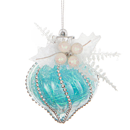 Esfera Con Pelo De Ángel Azul