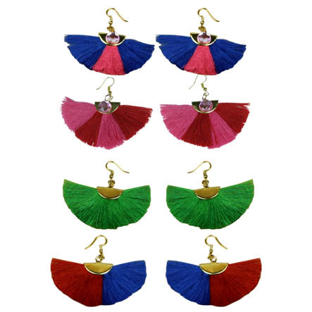 Como Hacer Aretes Abanico De Moda