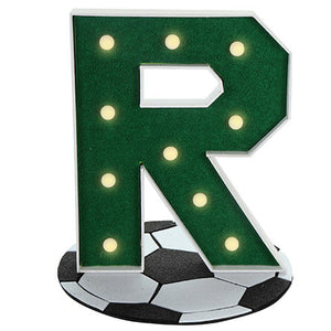 Letra Con Balón Futbol