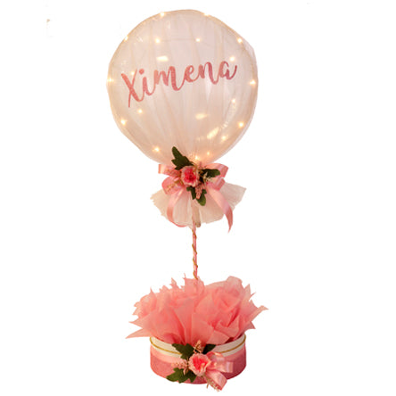 Centro De Mesa  Globo Con Luz