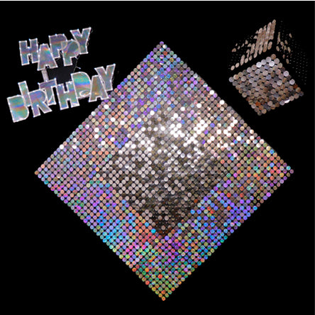 Fondo Happy  Birthday Con Lentejuela