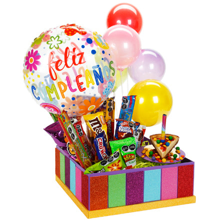 Caja Regalos Con Globos