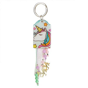 Llavero Unicornio Rosa