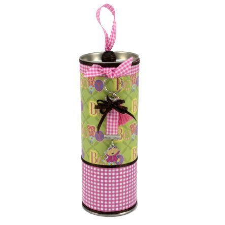 Cilindro Con Dije De Baby Rosa