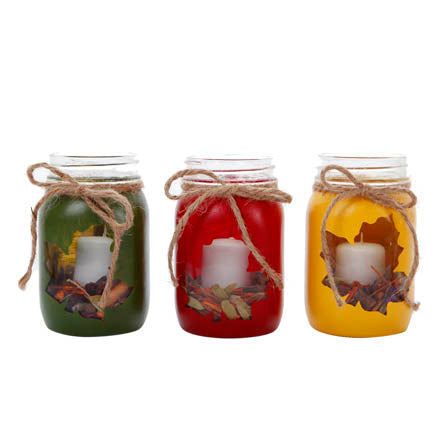 Frasco Con Popurrí Pétalos Y Vela