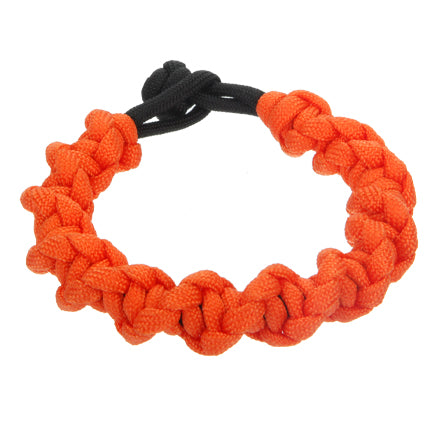 Pulsera De Nudo Espiral Naranja