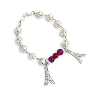Pulsera Filigrana Con Dijes Torres