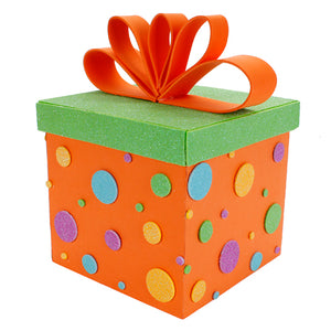 Caja De Regalo Círculos De Colores