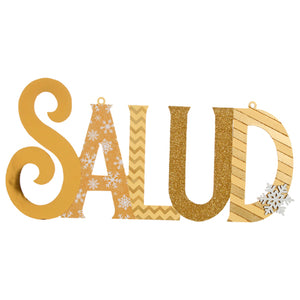 Letrero Salud Oro