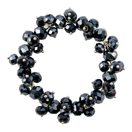Pulsera De Rondeles Negros