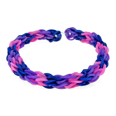 Pulsera De Tejido Circular Con Ligas Divertidas