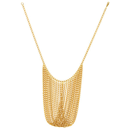 Collar Oro Con Cadenas