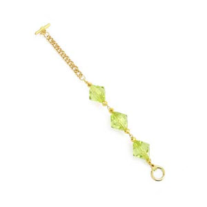 Pulsera Oro-Verde Limón