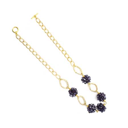 Collar De Enjambres Y Cadena Oro
