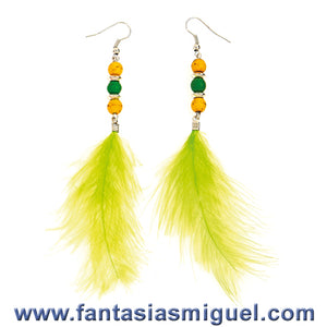 Aretes C/ Plumas, Lima