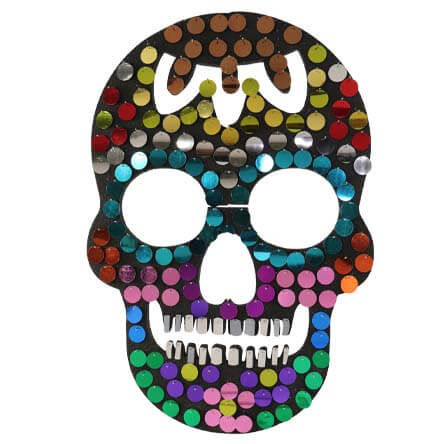 Calavera Con Lentejuela