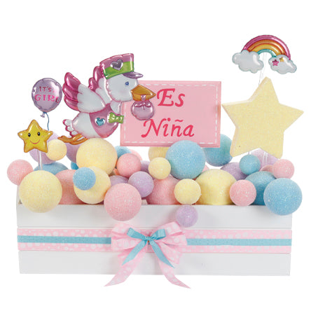 Centro De Mesa Cigüeña