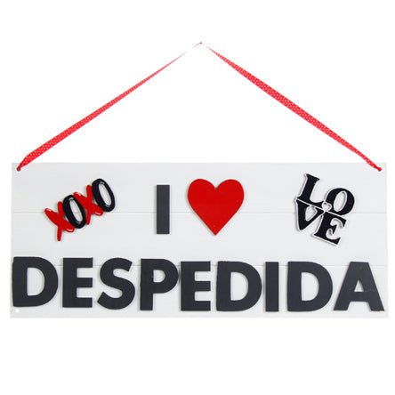 Letrero Despedida Love