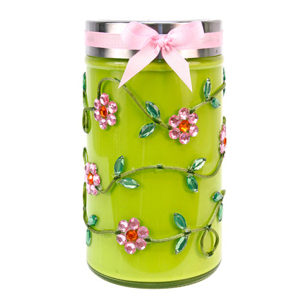 Frasco Limón Con Flores