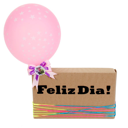 Caja Feliz Dia Con Globo