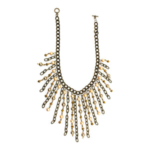Collar Oro Vintage Con Perlas