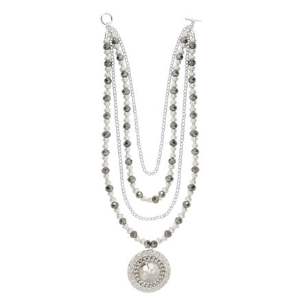 Collar Plata Con Dije Rendondo
