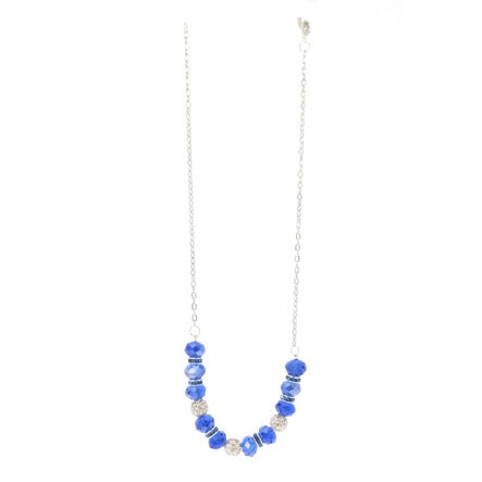 Collar Zafiro-Cristal