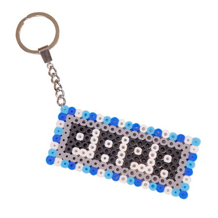 Llavero Con Cuentas De Tubito Papá