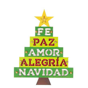 Arbolito Navidad Deseos Verde Con Estrella