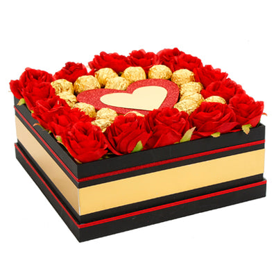 Fantasías Miguel Clave:ML2855 Caja Regalo Con Rosas
