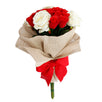 Fantasías Miguel Clave:ML2873 Ramo Con Rosas Rojas Y Crema