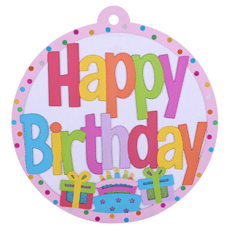 Letrero Happy Birthday