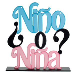 Letrero Niño O Niña