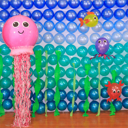 Fondo Con Globos Del Mar