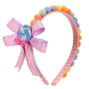 Diadema Moño Con Caramelo
