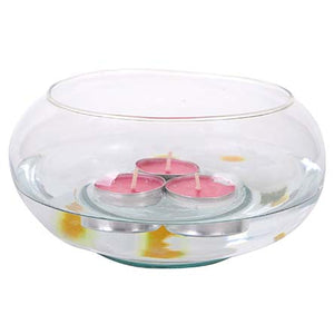 Centro De Mesa Con Velas Flotantes