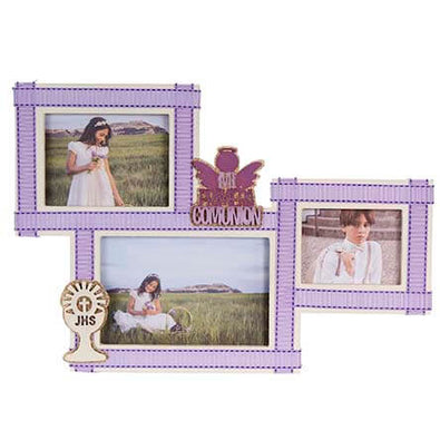 Fantasías Miguel Clave:PV96 Portaretrato Comunion Morado