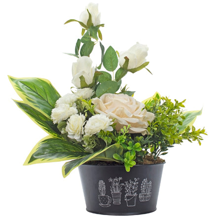 Arreglo Rosas Marfil