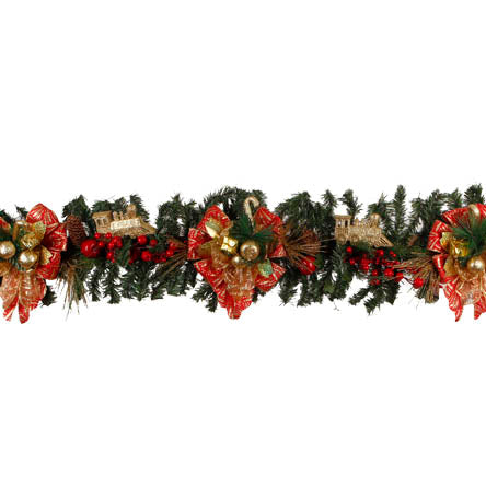 Guía Con Trenecitos Diamantados Y Pick Navideño