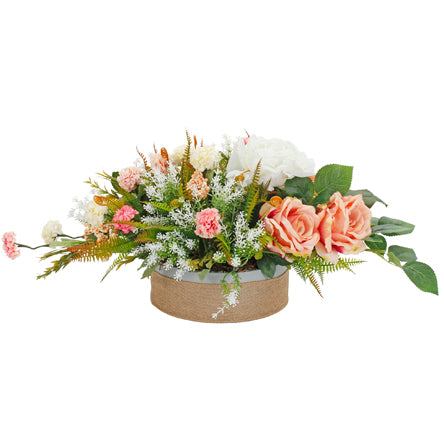 Base Redonda Con Rosas Y Nube