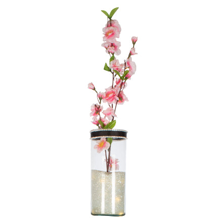 3 Cilindros Con Flor De Durazno