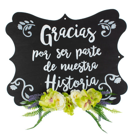 Adorno Pizarrón Para Boda