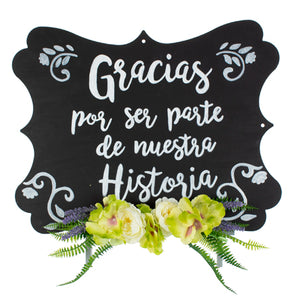 Adorno Pizarrón Para Boda
