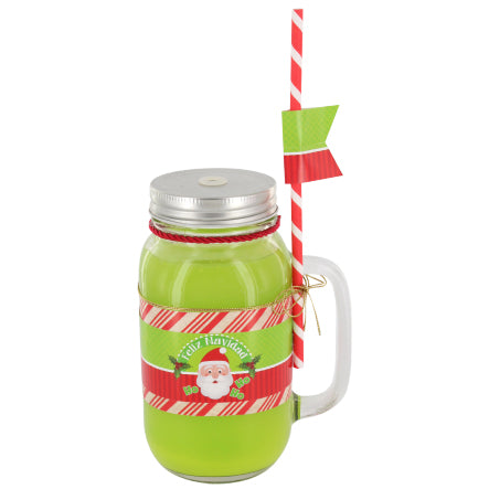 Tarro Para Bebida Con Santa
