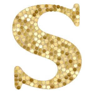 Letra S Oro